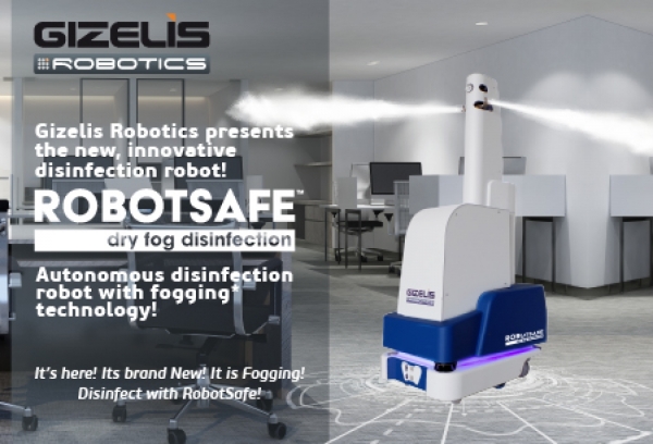 RobotSafe™: Der erste autonome Roboter &quot;Made in Greece&quot; mit Nebeltechnologie von Gizelis Robotics